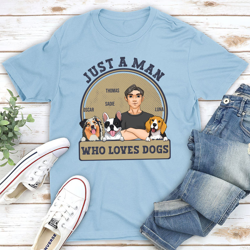 A Woman Loves Pets - Personalized Custom Unisex T-shirt