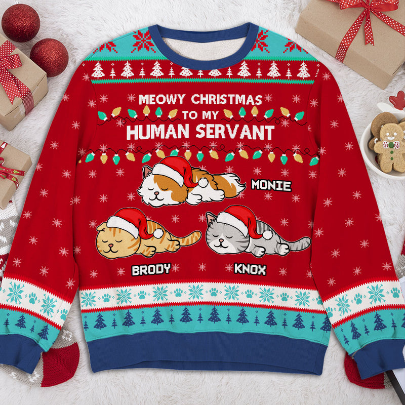 Human Servant - Personalized Custom All-Over-Print Sweatshirt