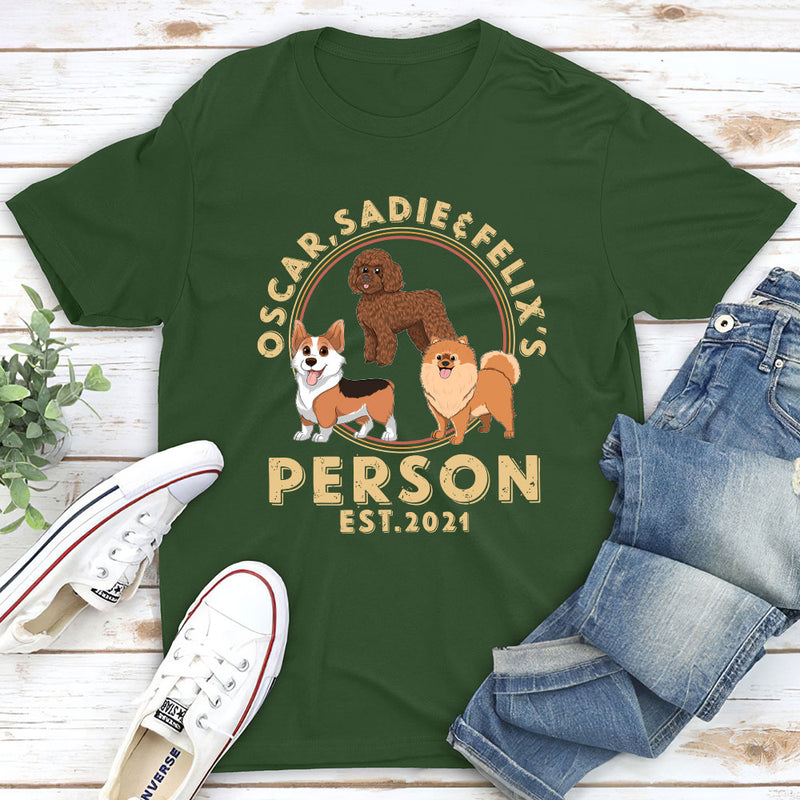 Me And My Person - Personalized Custom Premium T-shirt