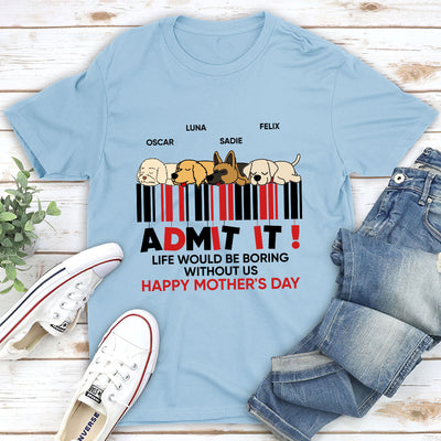 Happy Mothers Day - Personalized Custom Unisex T-shirt