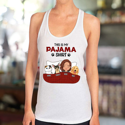 Pajama Shirt - Personalized Custom Women's Tank