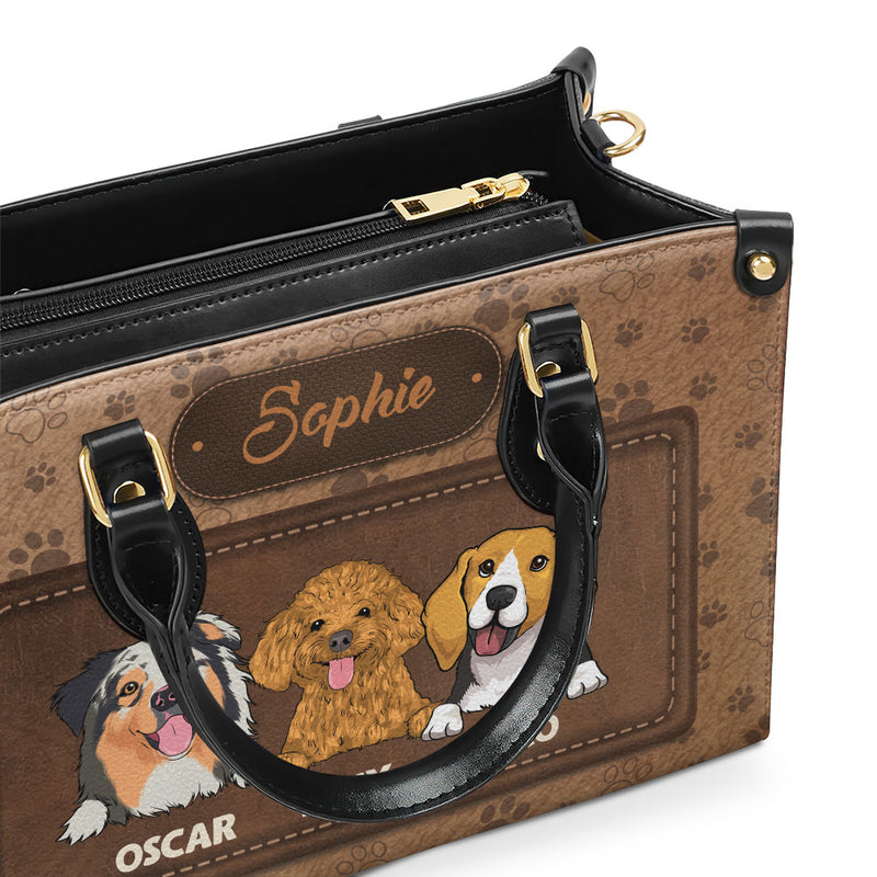 Paw Print - Personalized Custom Leather Bag – PAWSIONATE