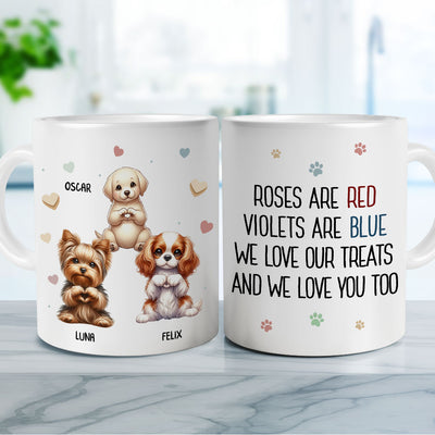 I Love My Treats And You - Personalized Custom Coffee Mug