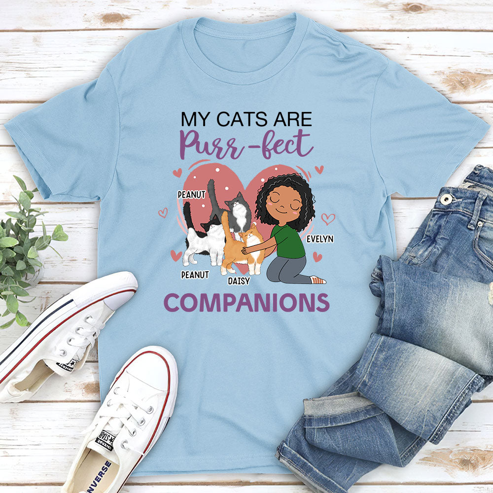 Cats Are Purrfect - Personalized Custom Unisex T-shirt 