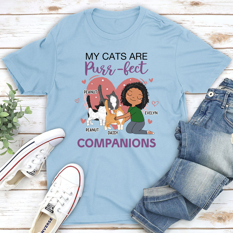 Cats Are Purrfect - Personalized Custom Unisex T-shirt