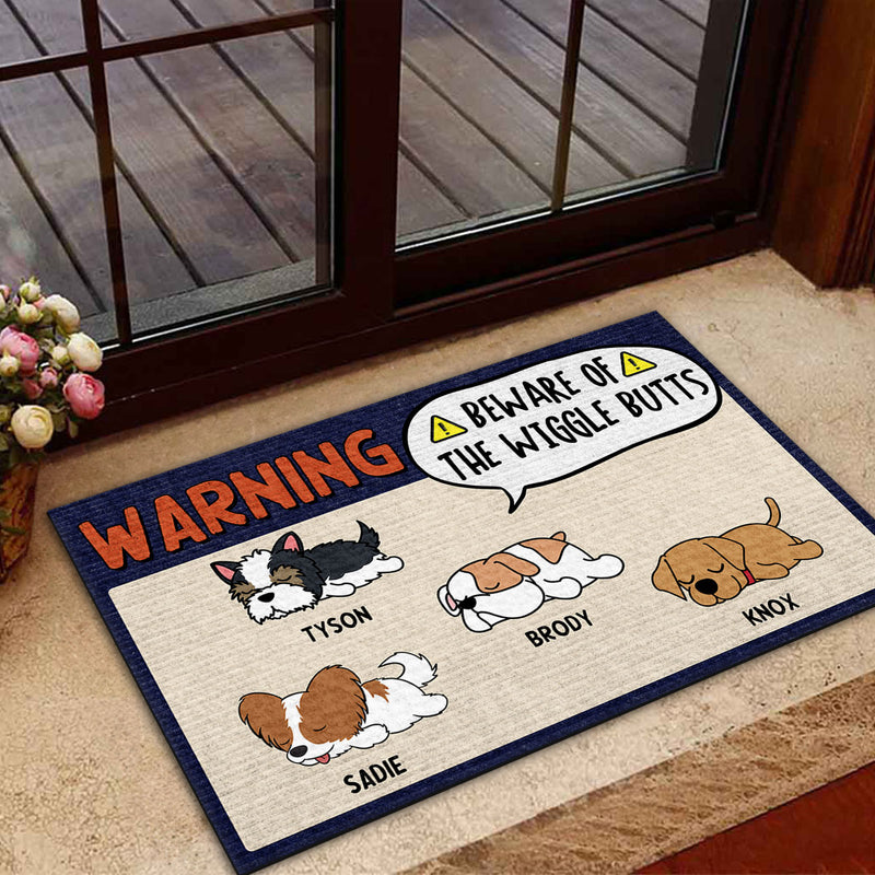 The Wiggle Butt - Personalized Custom Doormat