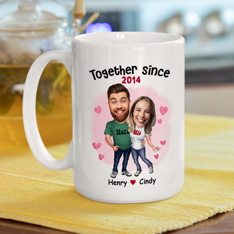 Together Since - Personalized Custom Coffee Mug