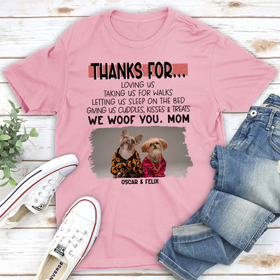 Cuddles Kisses Treats - Personalized Custom Unisex T-shirt