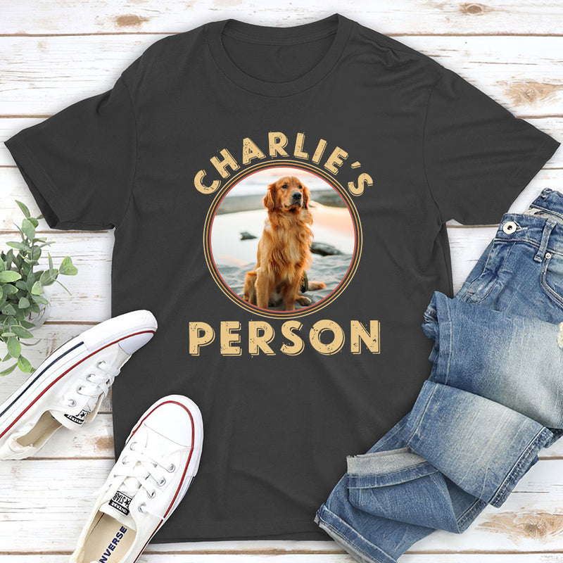 Me And My Person - Personalized Custom Unisex T-shirt