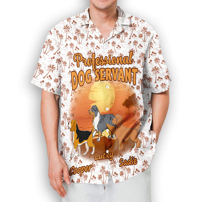 Tropical Dog Servant - Personalized Custom Hawaiian Shirt