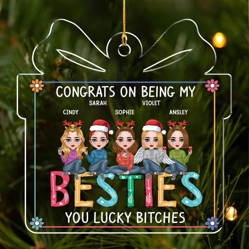 Congrats On 2 - Personalized Custom Acrylic Ornament