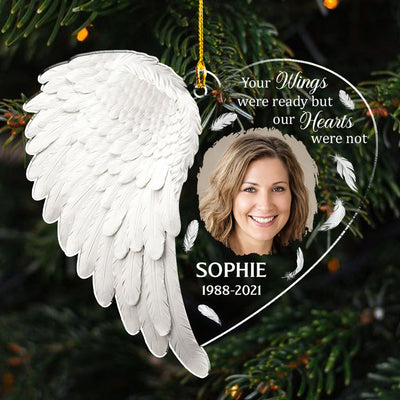 Angel In Heaven - Personalized Custom Photo Acrylic Ornament