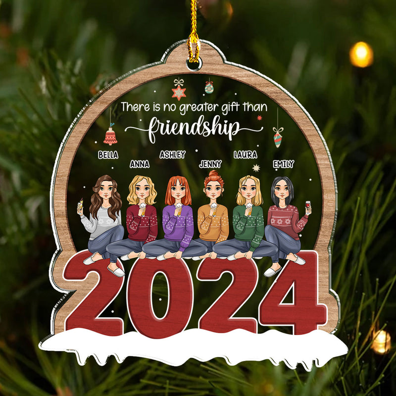 Perfect Friendship - Personalized Custom Acrylic Ornament