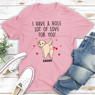 A W-Hole Lot - Personalized Custom Unisex T-shirt