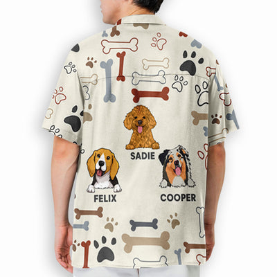 Dog Bones - Personalized Custom Hawaiian Shirt