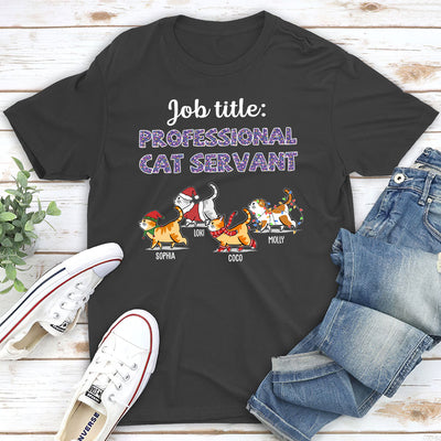 Professional Cat Servant 2 - Personalized Custom Unisex T-shirt