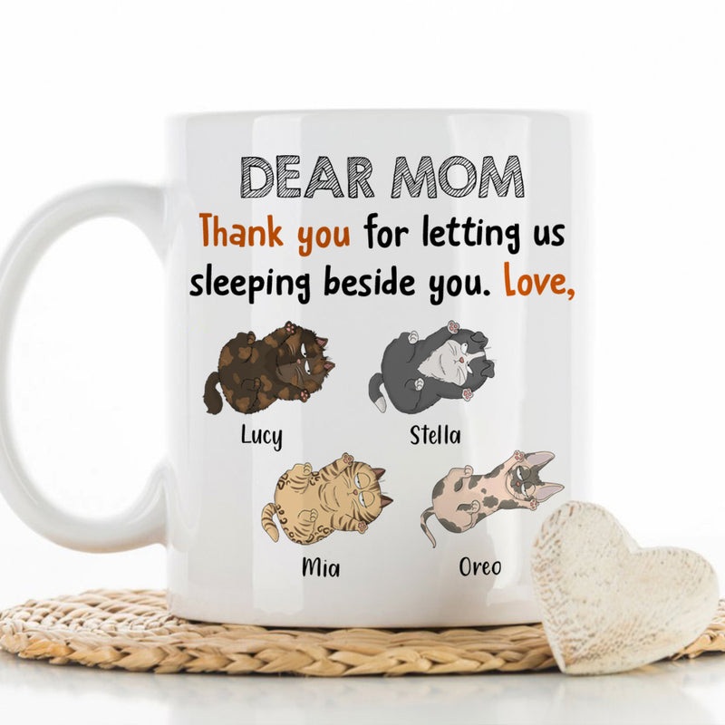 Sleeping Beside You - Personalized Custom Coffee Mug