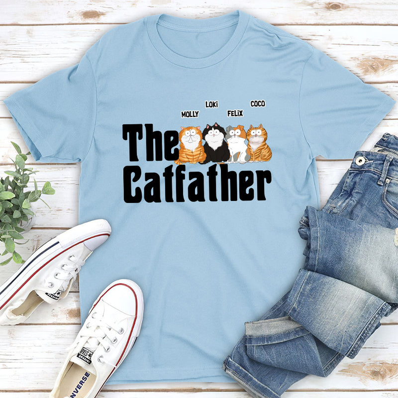 The Cat Father - Personalized Custom Unisex T-shirt