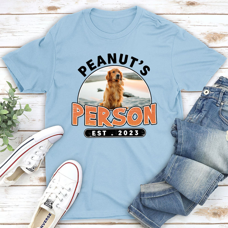 Pop Art Dog Person - Personalized Custom Unisex T-shirt