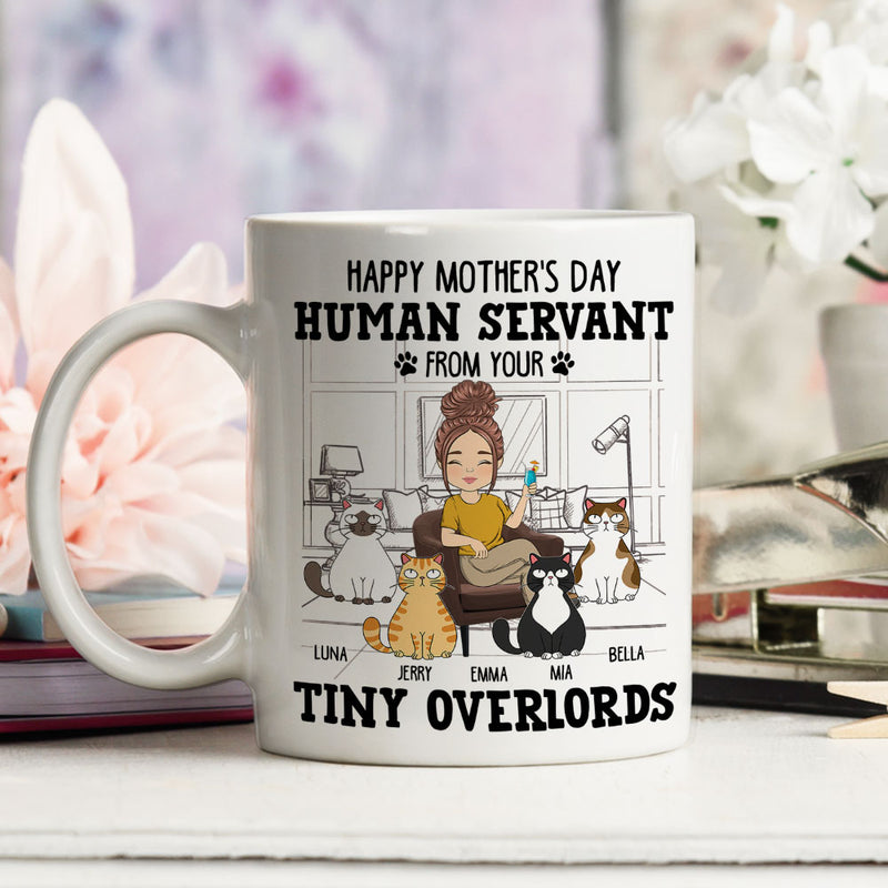 Human Servant From Your Cat - Personalized Custom Coffee Mug