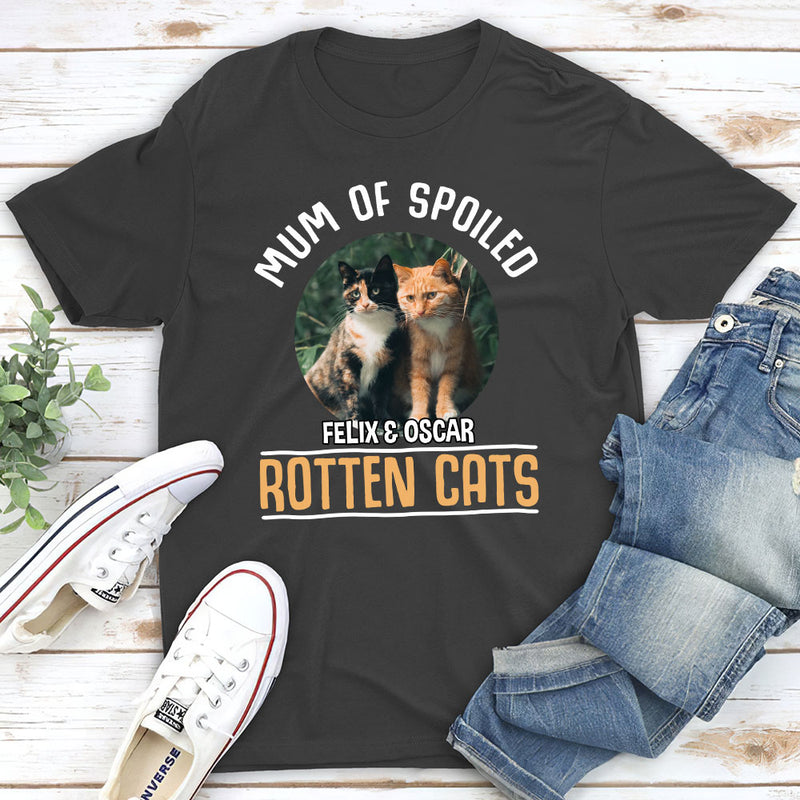 A Spoiled Cat - Personalized Custom Unisex T-shirt