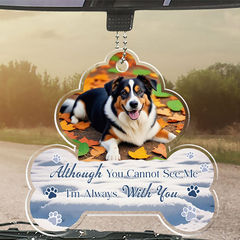 I Will Carry You With Me Forever -  Personalized Acrylic Car Ornament