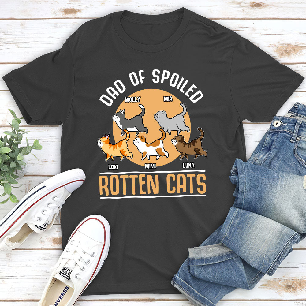 Spoiled Cats - Personalized Custom Unisex T-shirt 