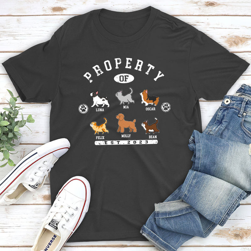 Pet Property- Personalized Custom Premium T-shirt