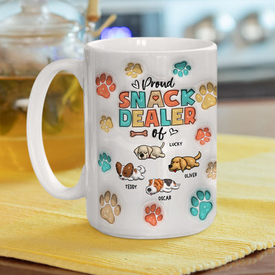 Proud Snack Dealer - Personalized Custom 3D Inflated Effect Mug