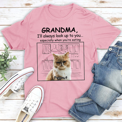 Cats Look Up To You - Personalized Custom Unisex T-shirt