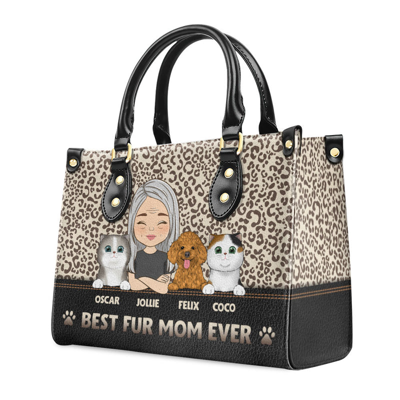 Best Mom Ever - Personalized Custom Leather Bag