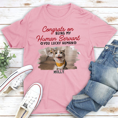 Congrats Servant - Personalized Custom Unisex T-shirt