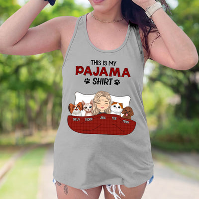 Pajama Shirt - Personalized Custom Women's Tank