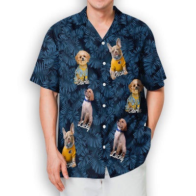 Summer Dog Photo - Personalized Custom Hawaiian Shirt
