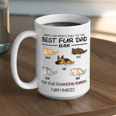 Best Pet Dad Ever - Personalized Custom Coffee Mug