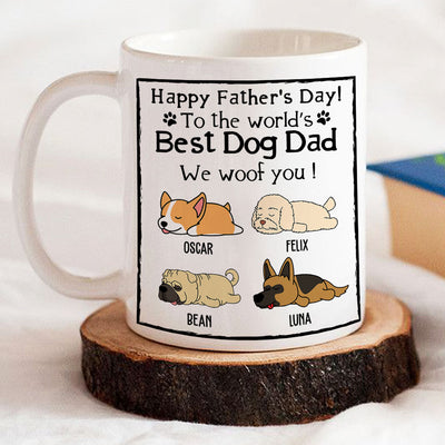 You Are The Best Dog Dad Ever - Personalized Custom Coffee Mug