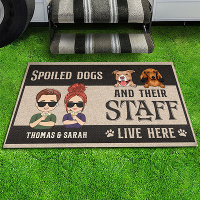 Pet And Staff - Personalized Custom Doormat