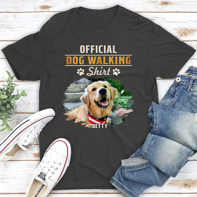 Official Walking Shirt - Personalized Custom Unisex T-shirt