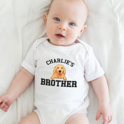 Brother And Sister - Personalized Custom Baby Onesie