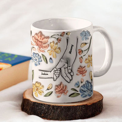 Hand In Hand, I Will Always Protect You - Personalized Custom 3D Inflated Effect Mug