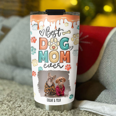 Best Mom In My Heart - Personalized Custom 3D Inflated Effect Tumbler