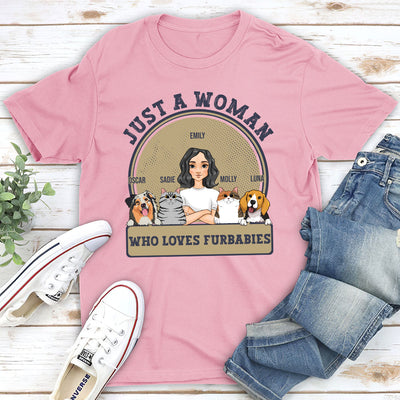 A Woman Loves Pets - Personalized Custom Unisex T-shirt