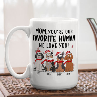 Favorite Human We Love - Personalized Custom Coffee Mug