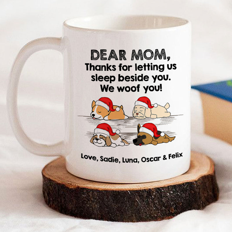 Sleep Beside Dog - Personalized Custom Coffee Mug