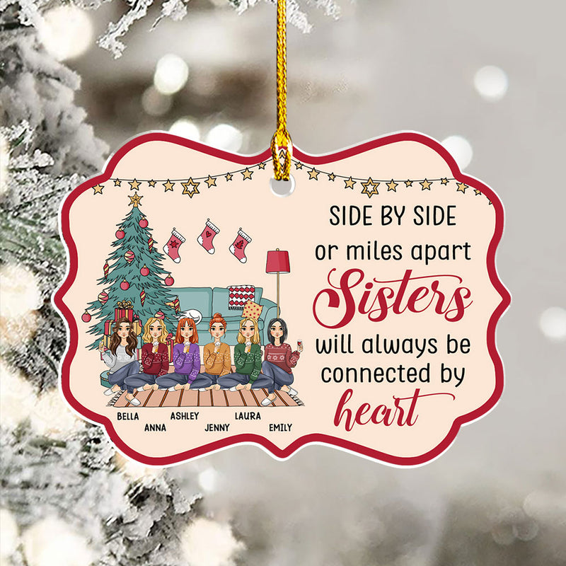 Side By Side - Personalized Custom Acrylic Ornament