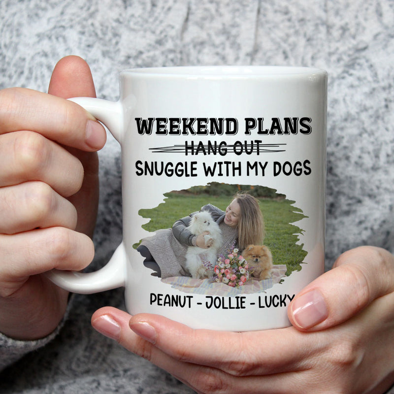 Hang Out Or Snuggle Photo - Personalized Custom Coffee Mug