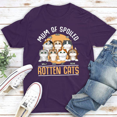 A Spoiled Cat - Personalized Custom Unisex T-shirt