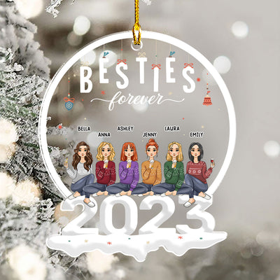 Besties 2023 - Personalized Custom Acrylic Ornament