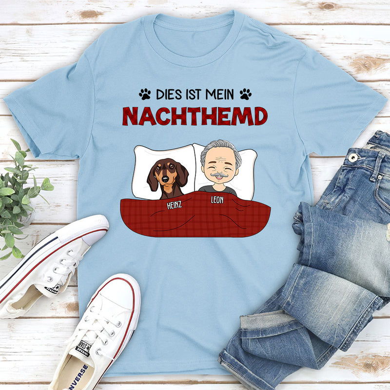 Nachthemd - Personalisiertes Unisex T-Shirt