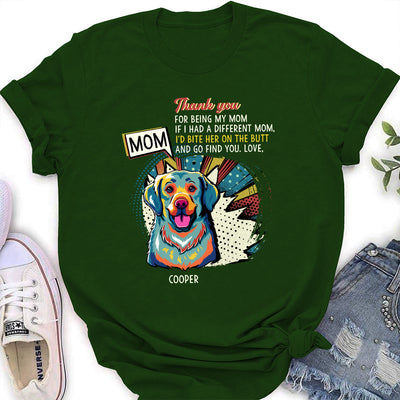 I Would Bite Her On The Butt - Personalized Custom Women's T-shirt